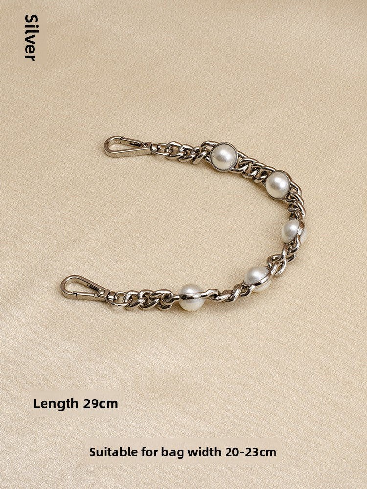 Convertible Pearl Accent Bag Strap