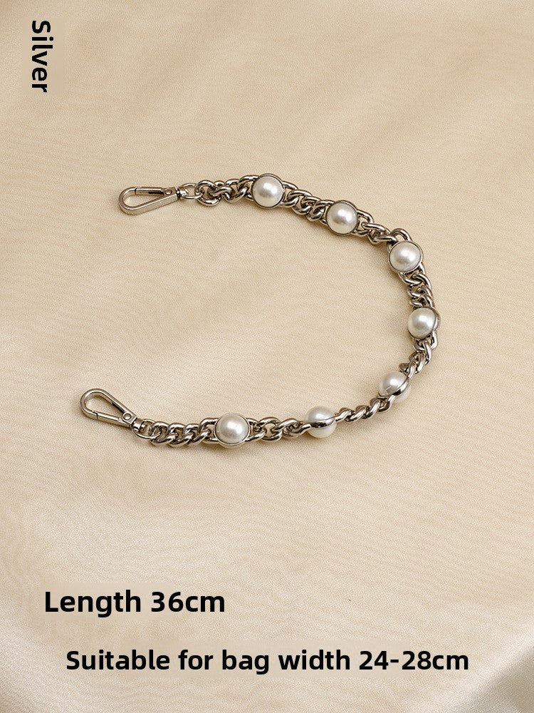 Convertible Pearl Accent Bag Strap