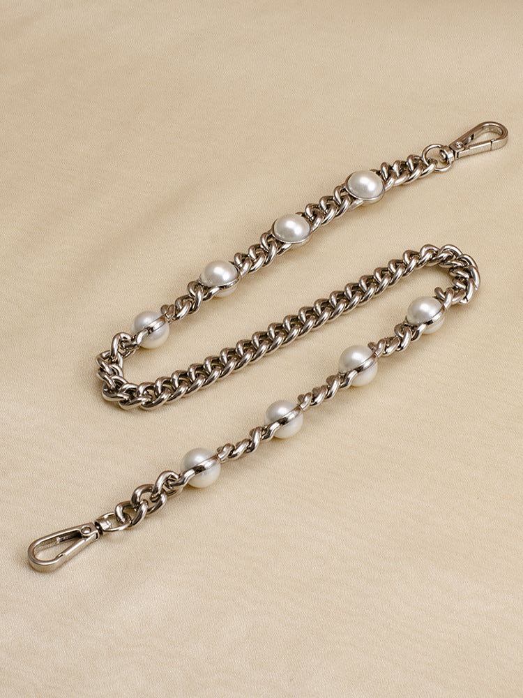 Convertible Pearl Accent Bag Strap