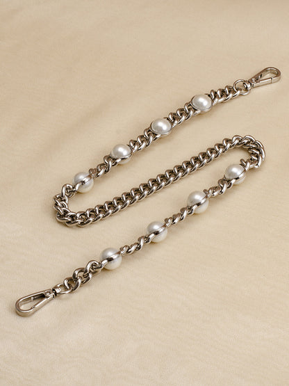 Convertible Pearl Accent Bag Strap