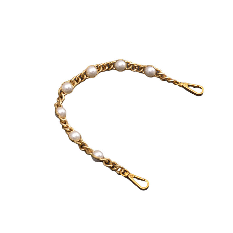 Convertible Pearl Accent Bag Strap