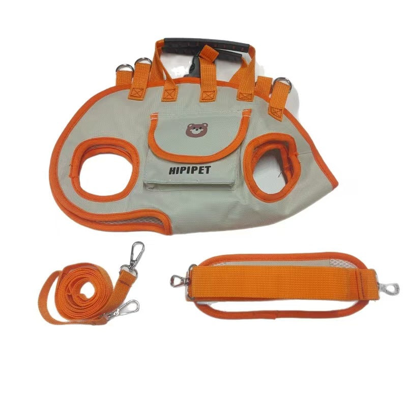 Convertible Pet Carrier Backpack with Leash Attachment