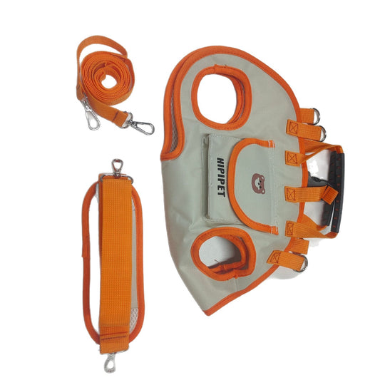 Convertible Pet Carrier Backpack with Leash Attachment