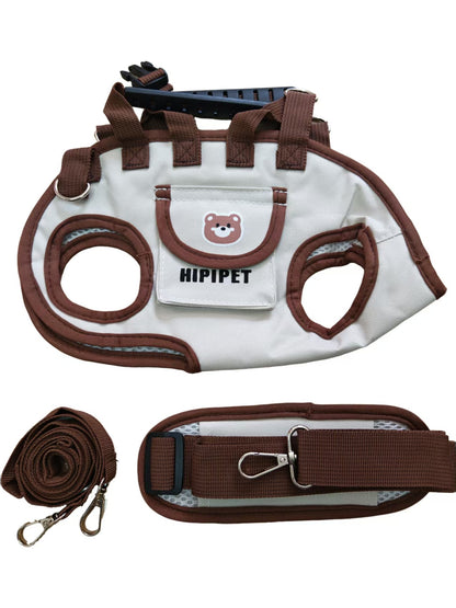 Convertible Pet Carrier Backpack with Leash Attachment
