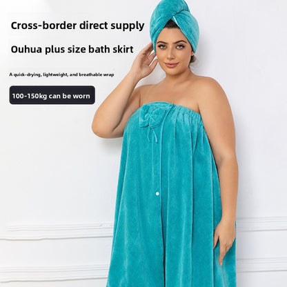 Convertible, wrapable, plus-size bathrobe