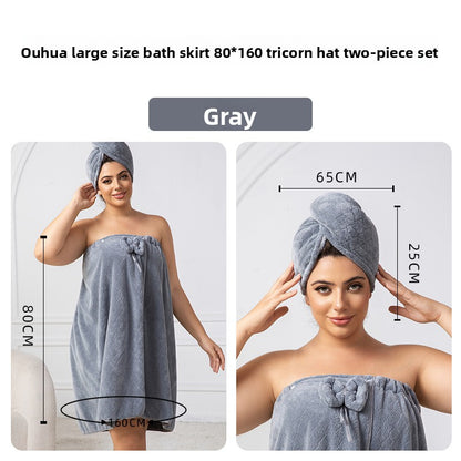 Convertible, wrapable, plus-size bathrobe