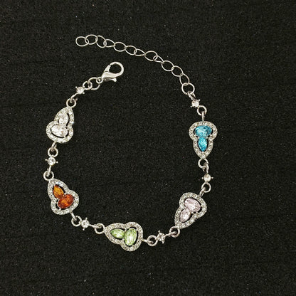 Cool and Elegant Winter Snowflake Exquisite Light Luxury Niche Design Zircon High-End Adjustable Fashion Bracelet
