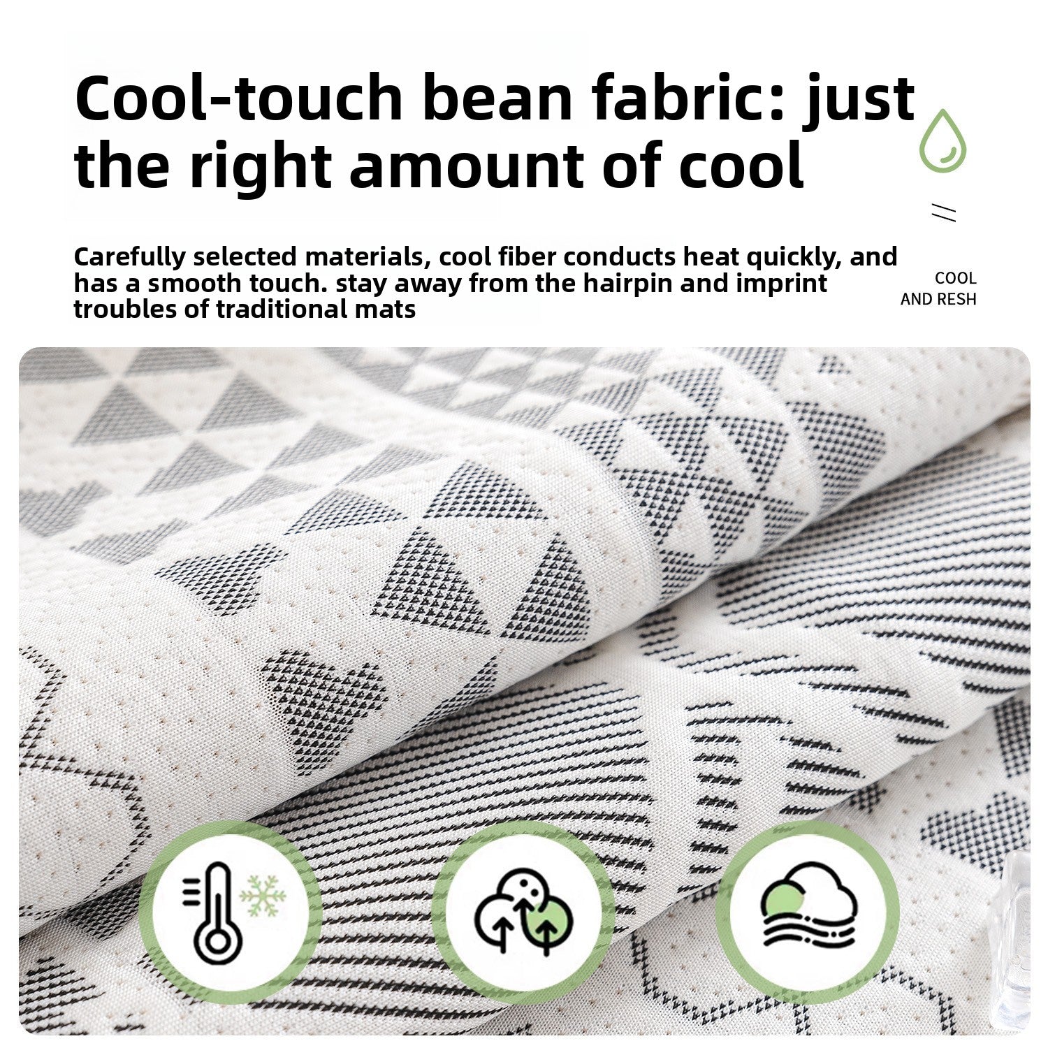 Cool-touch sofa cover