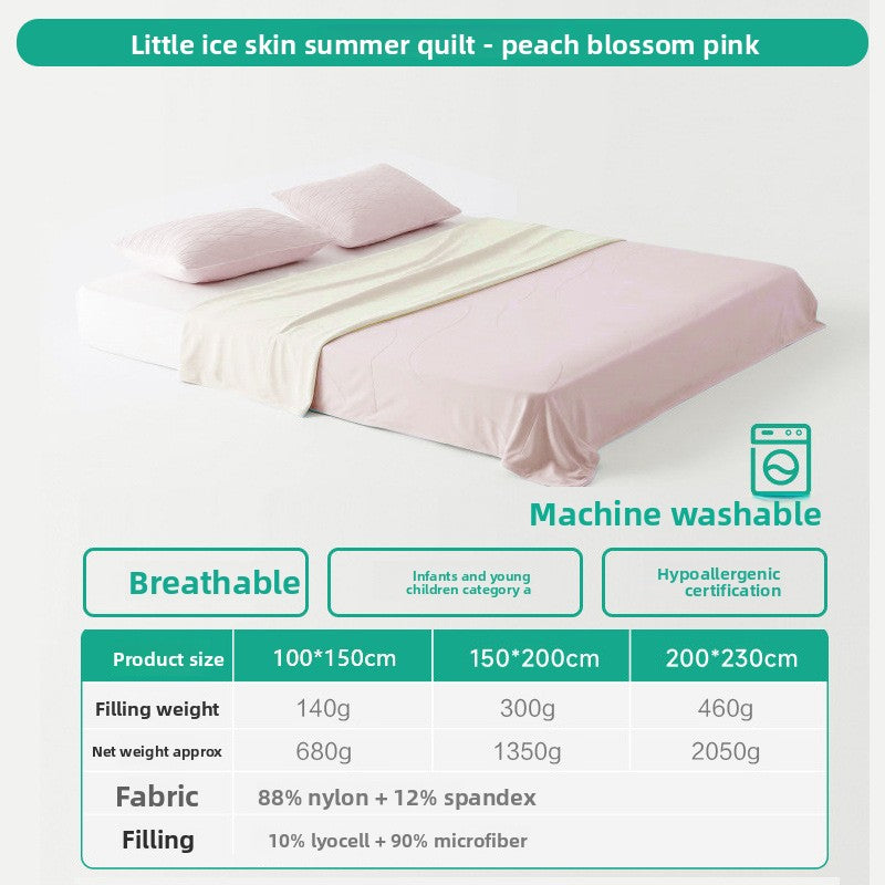 Cool-touch summer quilt