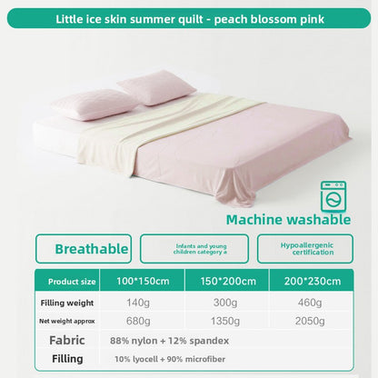 Cool-touch summer quilt