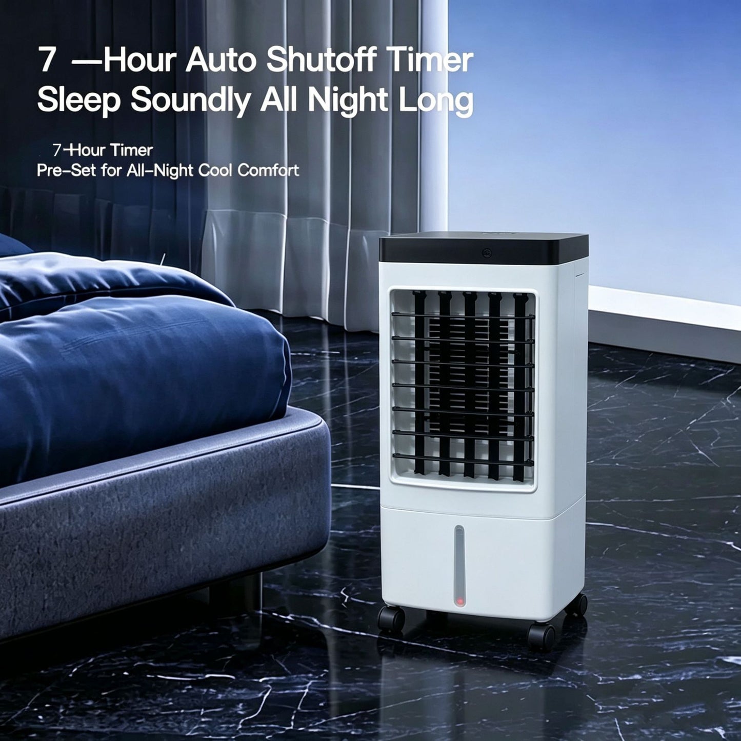 Cooling air conditioner fan