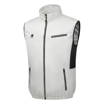 Cooling Fan Vest for Outdoor Work and Fishing