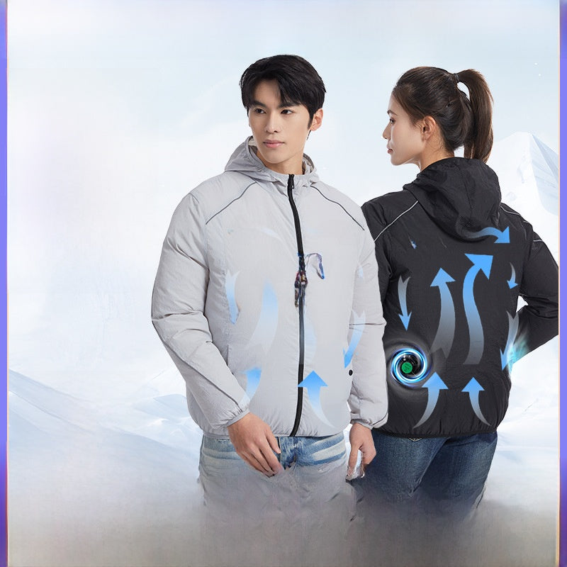 Cooling Fan Vest for Outdoor Work and Fishing