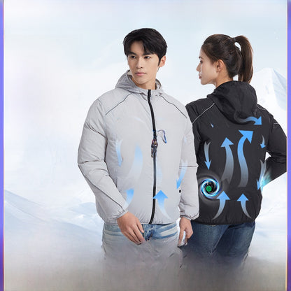 Cooling Fan Vest for Outdoor Work and Fishing