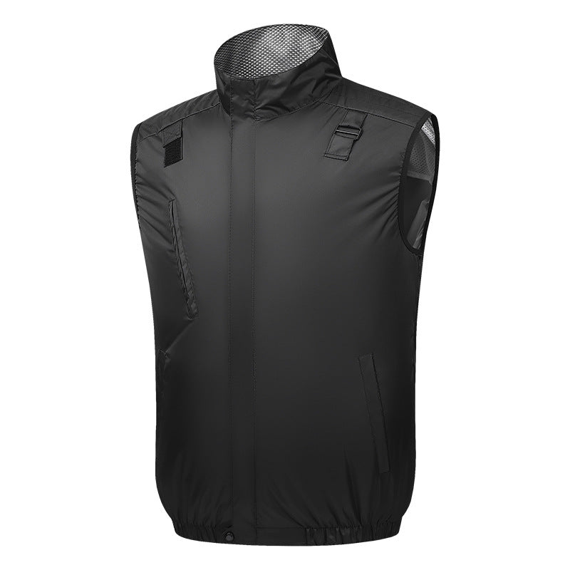 Cooling Fan Vest for Summer Outdoor Work Heat Protection