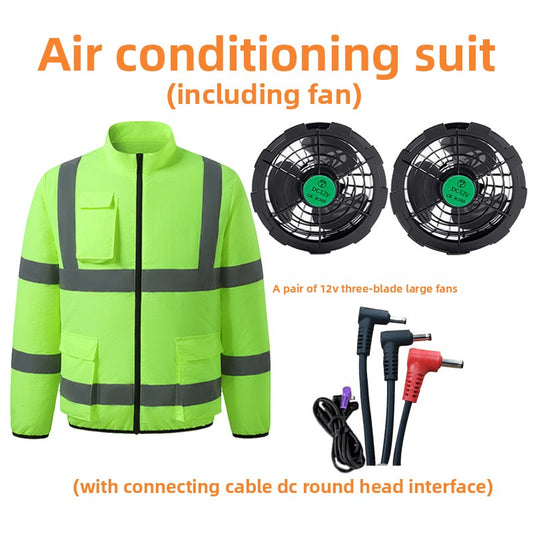 Cooling Fan Vest Work Safety Vest Reflective