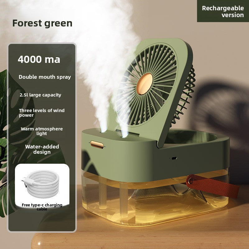 cooling humidification spray desktop