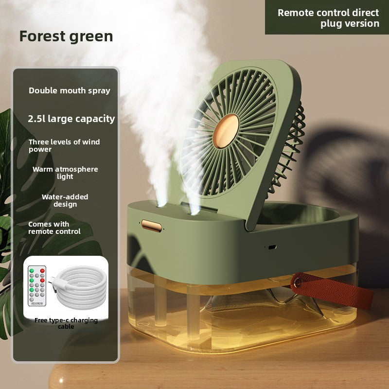 cooling humidification spray desktop
