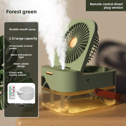 cooling humidification spray desktop