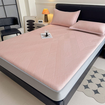 Cooling Ice Silk Bed Mat Set