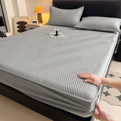Cooling Ice Silk Bed Mat Set