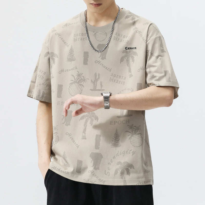 Cooling Ice Silk Mens T-Shirt