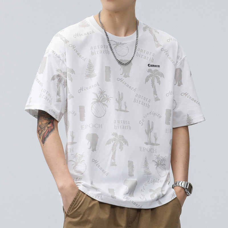 Cooling Ice Silk Mens T-Shirt