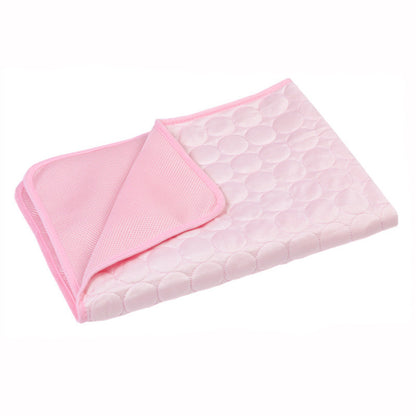 Cooling Ice Silk Pet Mat for Cats and Dogs