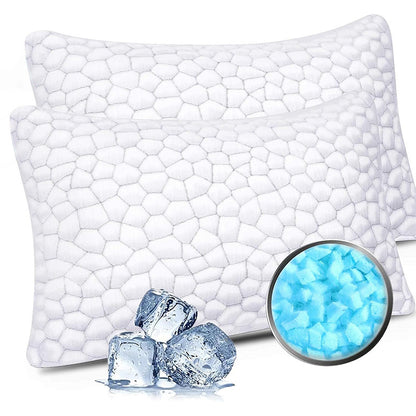 Cooling Memory Foam Pillow with Bamboo Fiber Cover