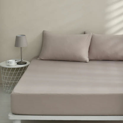 Cooling Nylon Fitted Sheet Bedding Set with Pillowcases