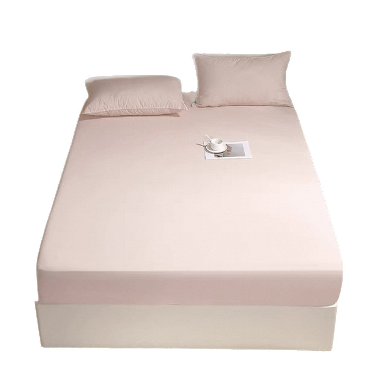 Cooling Nylon Fitted Sheet Bedding Set with Pillowcases