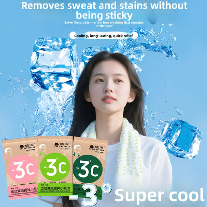 Cooling towel wipes