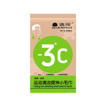 Cooling towel wipes