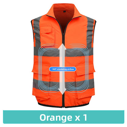 Cooling Vest with Fans for Outdoor Work