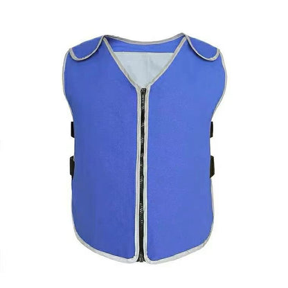 Cooling Vest with Ice Compartments