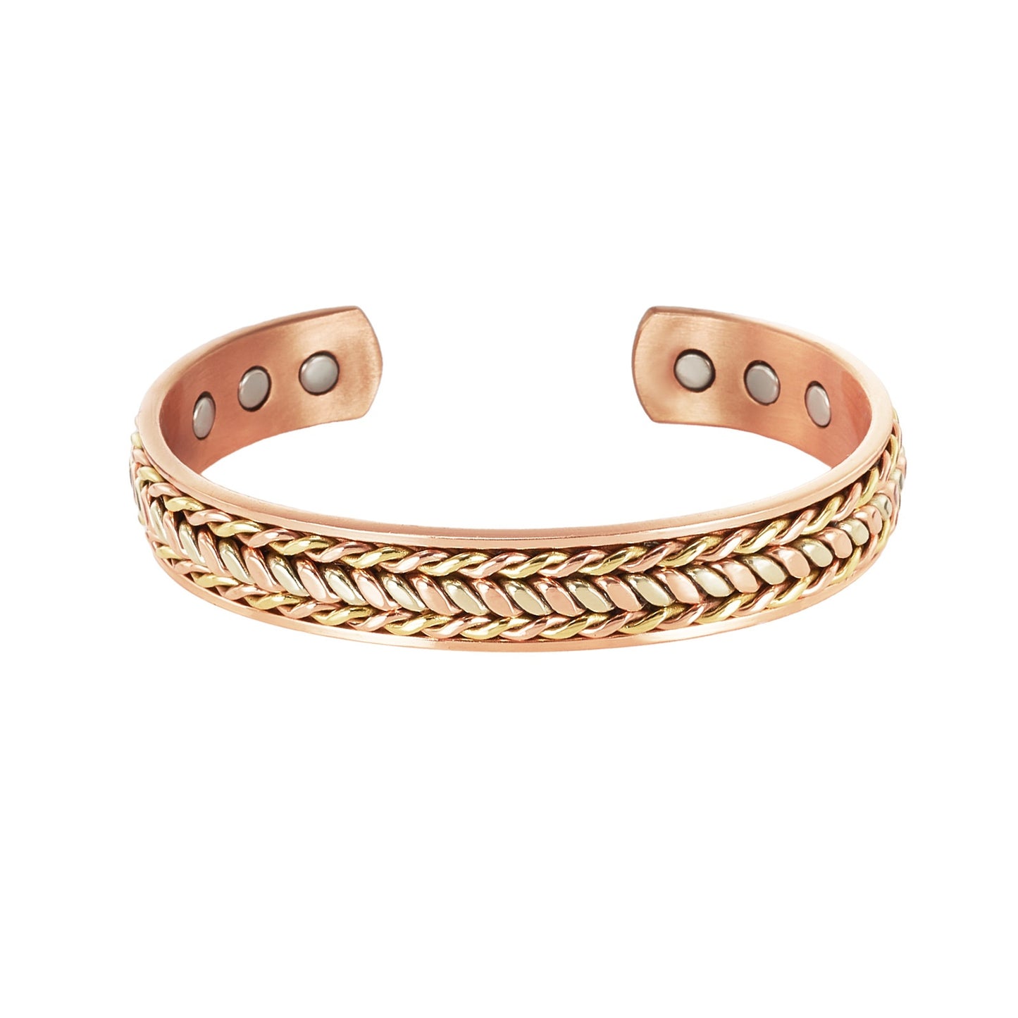 Copper bracelet made of pure red copper