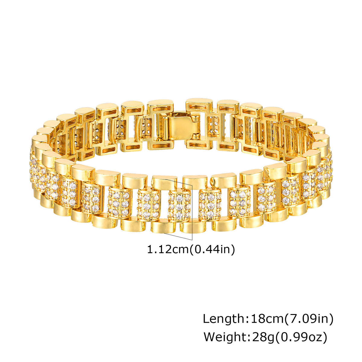 Copper Bracelet Zircon