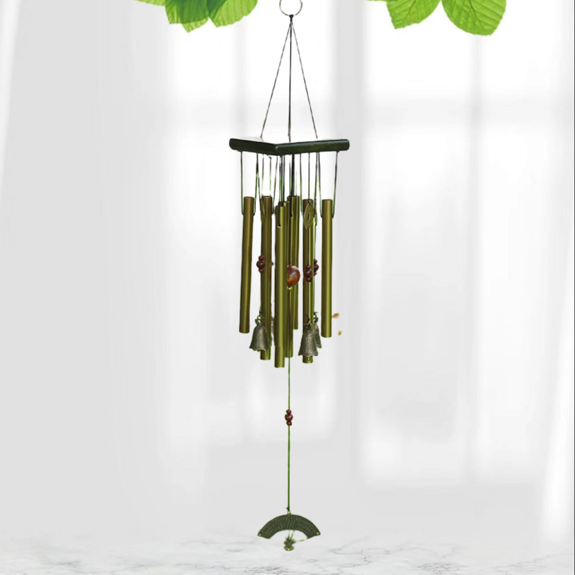 Copper Butterfly Fan Wind Chime