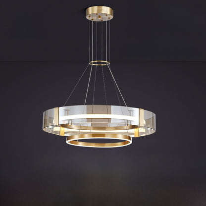 Copper Chandelier Lamp