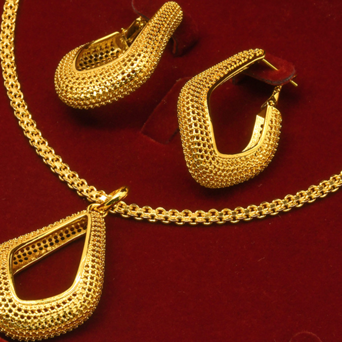Copper Jewelry Set
