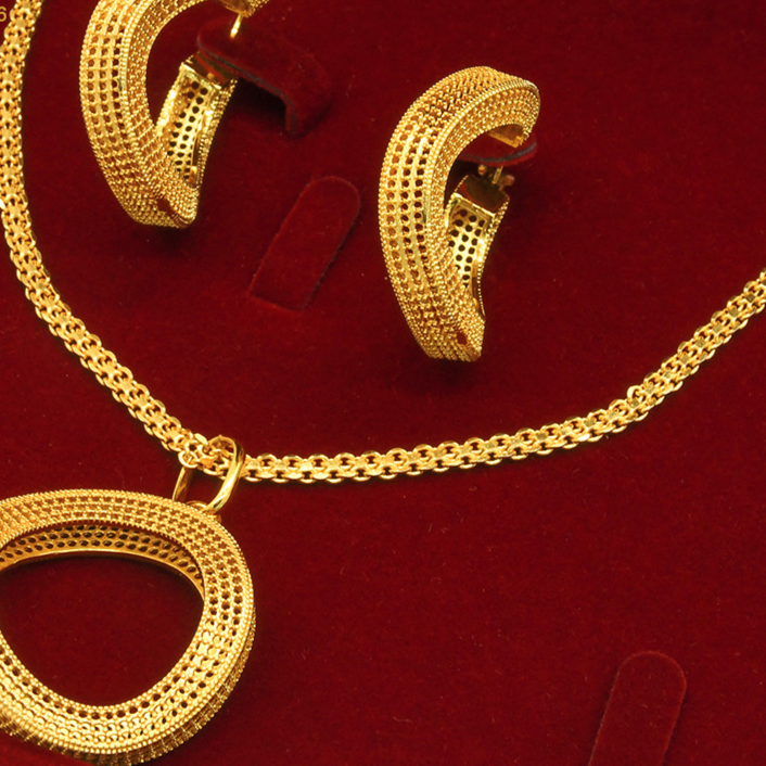 Copper Jewelry Set