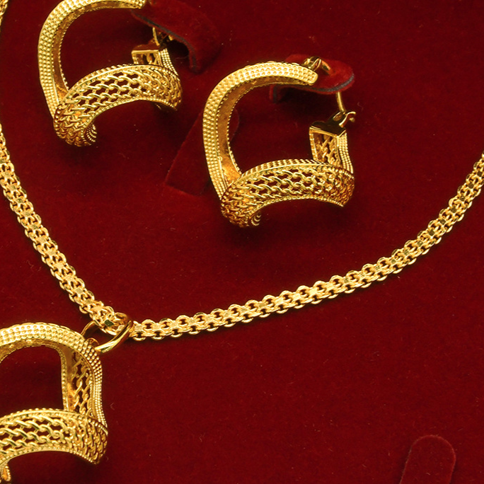 Copper Jewelry Set