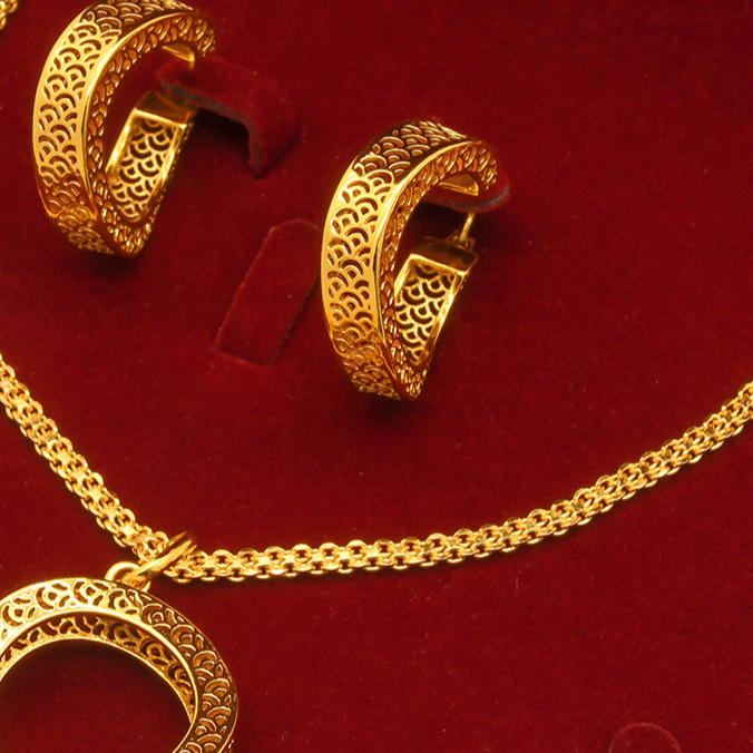 Copper Jewelry Set