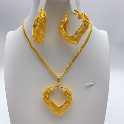 Copper Jewelry Set