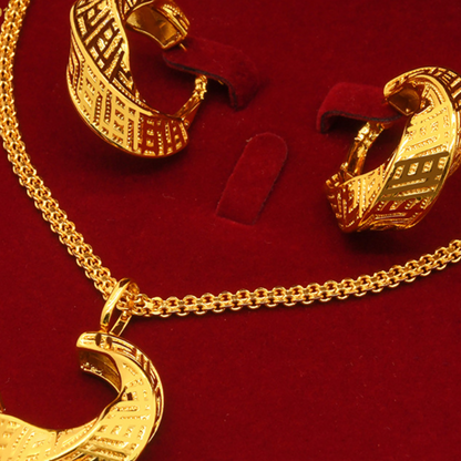 Copper Jewelry Set