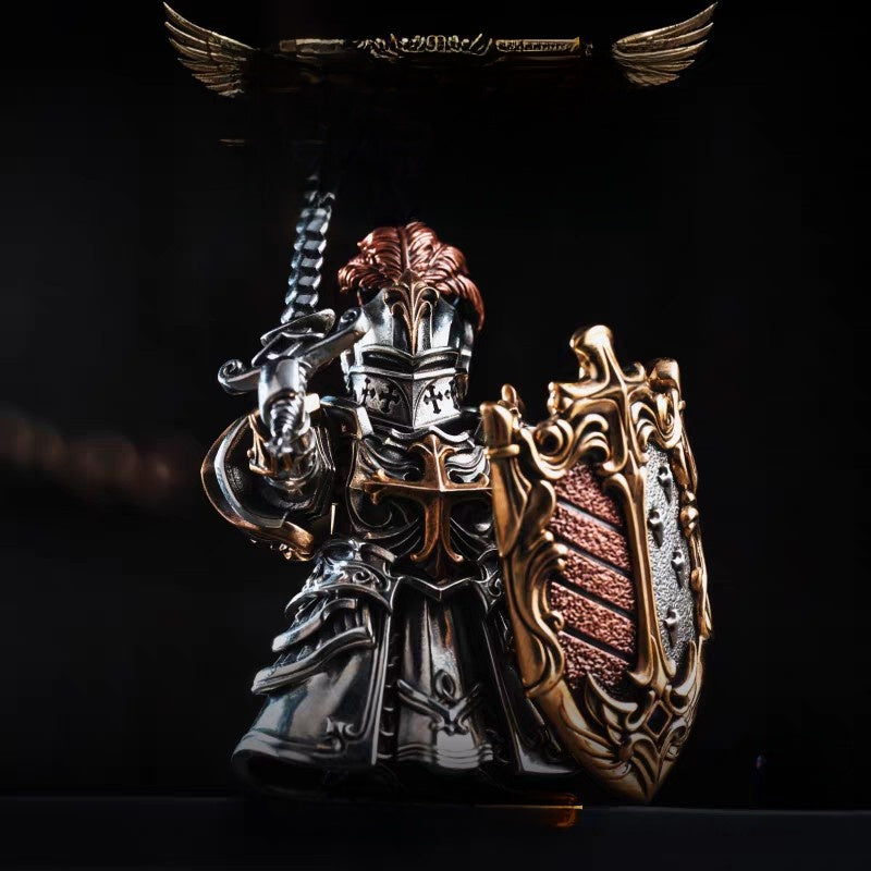 Copper Knight Decorative Figurine
