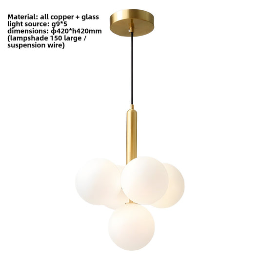copper pendant light