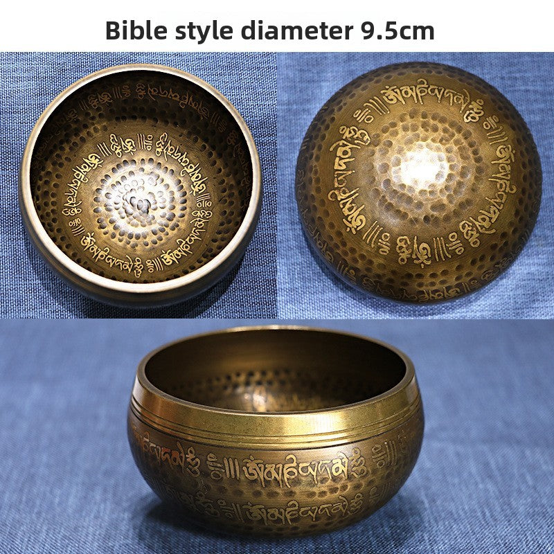 Copper Singing Bowl for Meditation and Healing