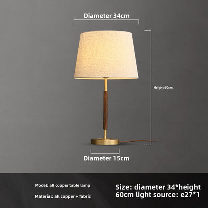 copper table lamp