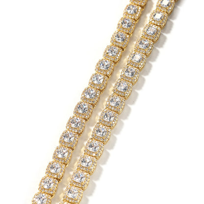 Copper Zircon Necklace
